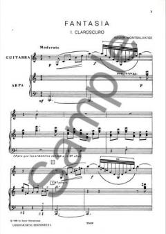 Fantasia For Harp And Guitar (Xavier Montsalvatage) 