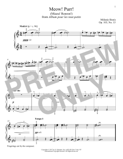 Meow! Purr! (Miaou! Ronron!) von Melanie Bonis (Download) 
