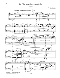 La Fille aux cheveux de lin von Claude Debussy (Download) 