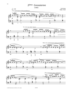 2ème Gnossienne von Erik Satie (Download) 