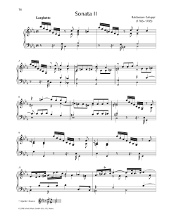 Sonata II C minor von Baldassare Galuppi (Download) 