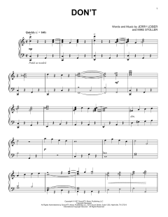 Don't [Jazz version] von Elvis Presley (Download) 