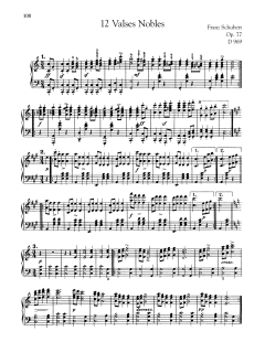12 Valses Nobles, Op. 77, D. 969 (Download) 