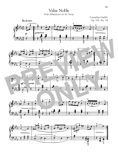 Valse Noble, Op. 101, No. 14 (Download) 