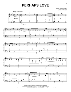 Perhaps Love von John Denver (Download) 