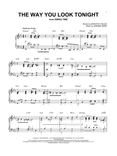 The Way You Look Tonight [Jazz version] von Jerome Kern (Download) 