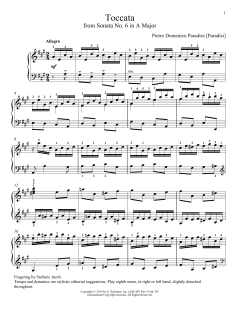 Toccata von Pietro Paradies Paradisi] (Download) 