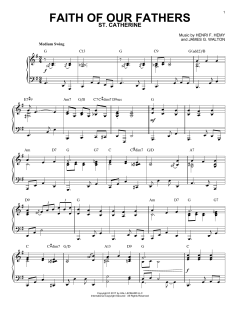 Faith Of Our Fathers [Jazz version] von Henri F. Hemy (Download) 