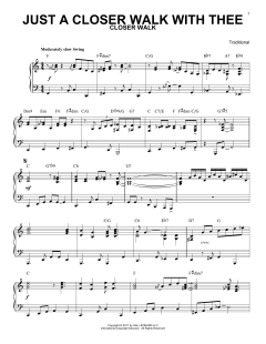 Just A Closer Walk With Thee [Jazz version] von Kenneth Morris (Download) 
