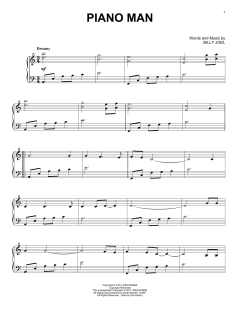 Piano Man von Billy Joel (Download) 