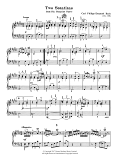 Two Sonatinas (From Six Sonatine Nuove) (Download) 