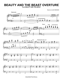 Beauty And The Beast Overture von Alan Menken (Download) 
