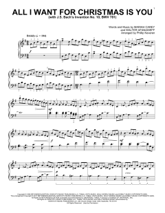 All I Want For Christmas Is You [Classical version] von Mariah Carey (Download) 