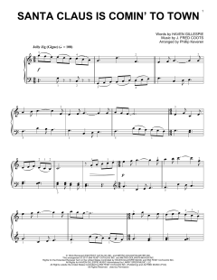 Santa Claus Is Comin' To Town [Classical version] von Haven Gillespie (Download) 