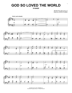 God So Loved The World von John Stainer (Download) 