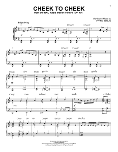 Cheek To Cheek [Jazz version] von Fred Astaire (Download) 