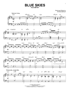 Blue Skies [Jazz version] von Irving Berlin (Download) 