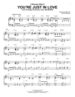 (I Wonder Why?) You're Just In Love [Jazz version] von Irving Berlin (Download) 