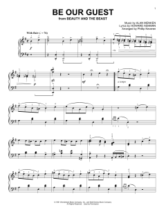 Be Our Guest [Ragtime version] von Alan Menken (Download) 