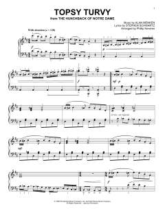 Topsy Turvy [Ragtime version] von Alan Menken (Download) 