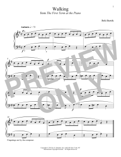 Walking von Béla Bartók (Download) 