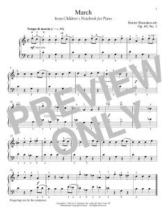March, Op. 69, No. 1 von Dmitri Shostakovich (Download) 