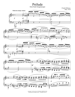 Prelude von Claude Debussy (Download) 