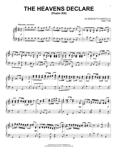 The Heavens Declare (Psalm XIX) (Download) 