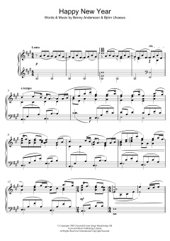 Happy New Year von Benny Andersson (Download) 