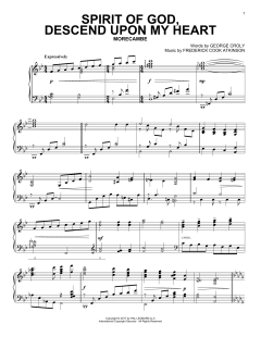 Spirit Of God, Descend Upon My Heart von Frederick Cook Atkinson (Download) 