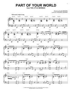 Part Of Your World [Jazz version] von Howard Ashman (Download) 