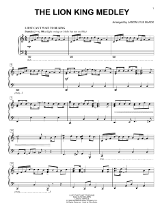 Lion King Medley von Tim Rice (Download) 