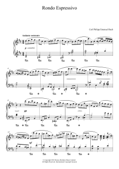 Rondo Espressivo von Carl Philipp Emanuel Bach (Download) 