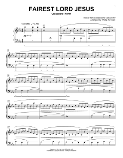 Fairest Lord Jesus [Classical version] von Joseph August Seiss (Download) 