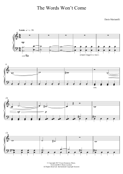 The Words Won't Come von Dario Marianelli (Download) 