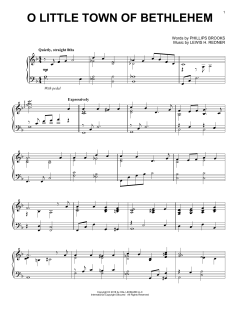 O Little Town Of Bethlehem [Jazz version] von Lewis H. Redner (Download) 