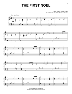The First Noel [Jazz version] von 17th Century English Carol (Download) 
