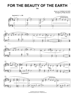 For The Beauty Of The Earth von Conrad Kocher (Download) 