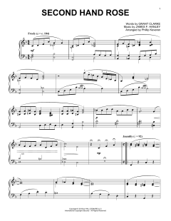 Second Hand Rose [Jazz version] von Fannie Brice (Download) 