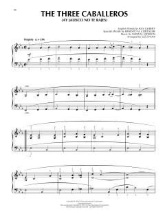 The Three Caballeros (Ay Jalisco No Te Rajes) von Ray Gilbert (Download) 