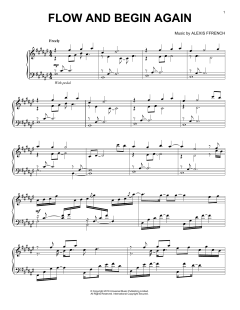 Flow And Begin Again von Alexis Ffrench (Download) 