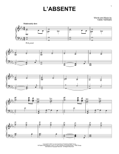 L'Absente von Yann Tiersen (Download) 