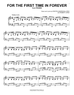 For The First Time In Forever von Robert Lopez (Download) 