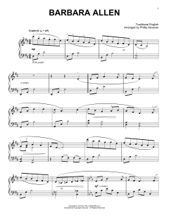 Barbara Allen von Traditional English (Download) 