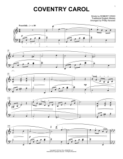 Coventry Carol [Classical version] von Christmas Carol (Download) 