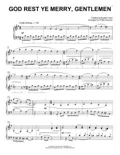 God Rest Ye Merry, Gentlemen [Classical version] von Christmas Carol (Download) 