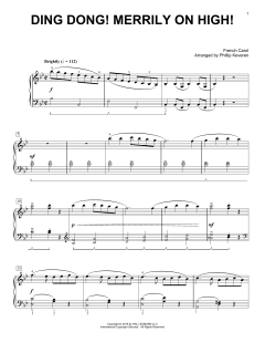 Ding Dong! Merrily On High! [Classical version] von Christmas Carol (Download) 