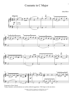 Courante von John Blow (Download) 
