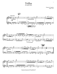 Le Petit Rien (Trifle) von François Couperin (Download) 