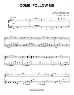 Come, Follow Me von John Nicholson (Download) 